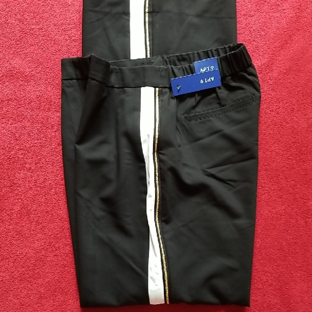 Black and White Women Pants